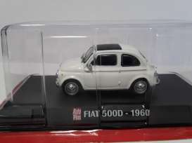 Fiat  - 1960 white - 1:43 - Magazine Models - AP500D - magAP500D | Toms Modelautos