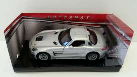 Mercedes Benz  - 2012 silver - 1:24 - Motor Max - 73356s - mmax73356s | Toms Modelautos