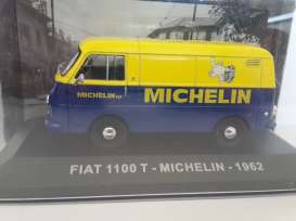 Fiat  - 1951 yellow/blue - 1:43 - Magazine Models - MI1100T - magMI1100T | Toms Modelautos