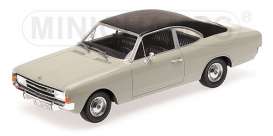 Opel  - 1966 grey - 1:18 - Minichamps - 107047022 - mc107047022 | Toms Modelautos