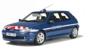 Peugeot  - blue/white - 1:18 - OttOmobile Miniatures - otto624 | Toms Modelautos