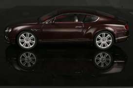 Bentley  - 2016 burgundy - 1:18 - Paragon - 98221L - para98221L | Toms Modelautos