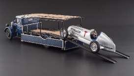 Mercedes Benz  - 1934 blue/white/silver - 1:18 - CMC - 164 - cmc164 | Toms Modelautos