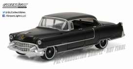 Cadillac  - 1955 black - 1:64 - GreenLight - 27860A - gl27860A | Toms Modelautos