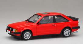Ford  - Escort MkIII XR3i RHD 1983 sunburts red - 1:43 - Triple9 Collection - T9-43091 - T9-43091 | Toms Modelautos