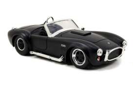 Shelby Cobra - 1969 black with black stripes - 1:24 - Jada Toys - 97403bk - jada97403bk | Toms Modelautos