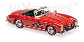 Mercedes Benz  - 1955 dark red - 1:43 - Maxichamps - 940039031 - mc940039031 | Toms Modelautos