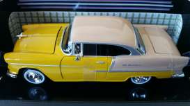 Chevrolet  - 1955 yellow/light brown - 1:24 - Motor Max - 73229yb - mmax73229yb | Toms Modelautos