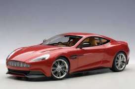 Aston Martin  - 2015 metallic red - 1:18 - AutoArt - 70249 - autoart70249 | Toms Modelautos