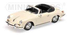 Porsche  - 1960 ivory - 1:43 - Minichamps - 400064332 - mc400064332 | Toms Modelautos