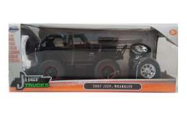 Jeep  - 2007 primer black - 1:24 - Jada Toys - 54027W14-2 - jada54027W14-2 | Toms Modelautos