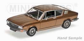 Audi  - 1969 brown metallic - 1:43 - Minichamps - 430019128 - mc430019128 | Toms Modelautos