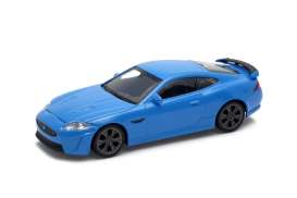 Jaguar  - blue - 1:43 - Welly - 44045b - welly44045b | Toms Modelautos