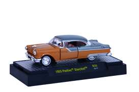 Pontiac  - 1955 brown/silver - 1:64 - M2 Machines - 32500-35A - M2-32500-35A | Toms Modelautos