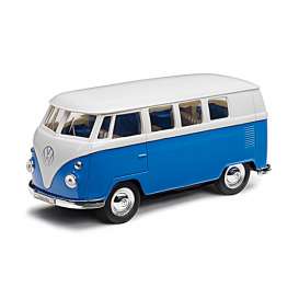 Volkswagen  - Bus T1 blue/white - 1:34 - Welly - 49764Wb - welly49764Wb | Toms Modelautos