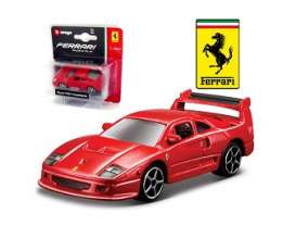Ferrari  - 1987 red - 1:64 - Bburago - 56007r - bura56007r | Toms Modelautos