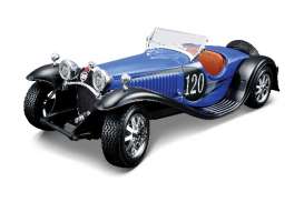 Bugatti  - 1932 silver - 1:24 - Bburago - 25035b - bura25035b | Toms Modelautos