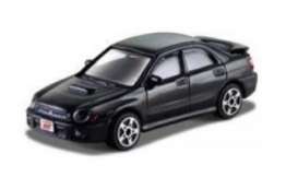 Subaru  - Impreza black - 1:43 - Bburago - 30109bk - bura30109bk | Toms Modelautos