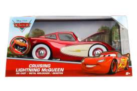 Cars  - Cruising McQueen candy red/white - 1:24 - Jada Toys - 98101 - jada98101 | Toms Modelautos
