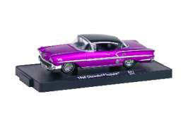 Chevrolet  - 1958 purple - 1:64 - M2 Machines - 11228-37A - M2-11228-37A | Toms Modelautos