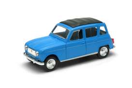 Renault  - blue - 1:34 - Welly - 43741b - welly43741b | Toms Modelautos