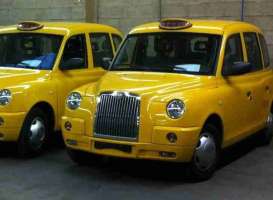 London TX Taxi Cab  - 2007 sunburst yellow - 1:18 - SunStar - 5254 - sun5254 | Toms Modelautos