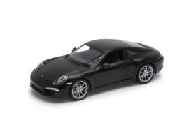 Porsche  - black - 1:24 - Welly - 24040bk - welly24040bk | Toms Modelautos