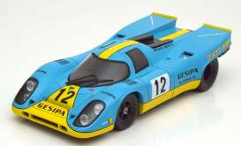 Porsche  - 1971 blue/yellow - 1:18 - Norev - 187580K - nor187580K | Toms Modelautos