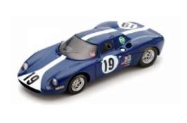 Ferrari  - 1968 blue - 1:43 - Look Smart - lm044 - lslm044 | Toms Modelautos