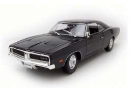 Dodge  - Charger R/T 1969 black - 1:18 - Maisto - 31387bk - mai31387bk | Toms Modelautos
