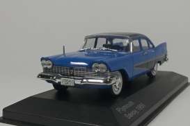 Plymouth  - 1959 light blue/dark blue - 1:43 - Whitebox - 222 - WB222 | Toms Modelautos