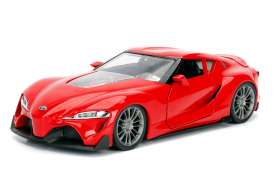 Toyota  - FT-1 glossy red - 1:24 - Jada Toys - 98416WA1r - jada98416WA1r | Toms Modelautos