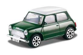 Mini  - Cooper 1969 green - 1:43 - Bburago - 30044gn - bura30044gn | Toms Modelautos