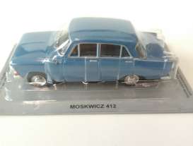 Moskvitch  - 412 blue - 1:43 - Magazine Models - PCmos412b - magPCmos412b | Toms Modelautos