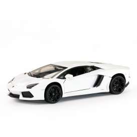 Lamborghini  - Aventador white - 1:18 - Rastar - rastar61300w | Toms Modelautos
