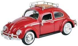 Volkswagen  - red - 1:24 - Motor Max - 79558r - mmax79558r | Toms Modelautos