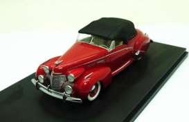 Cadillac  - 1940 red/black - 1:43 - Great Lighting Models - GLM43103902 | Toms Modelautos