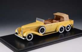 Hispano  - 1930 yellow - 1:43 - Great Lighting Models - GLM43215001 | Toms Modelautos