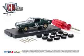 Shelby  - 1965 ivy green metallic w/bright wh - 1:64 - M2 Machines - 34001-06D - M2-34001-06D | Toms Modelautos