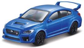 Subaru  - 2017 blue - 1:43 - Bburago - 30393B - bura30393B | Toms Modelautos