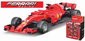 Ferrari  - 2018 red - 1:43 - Bburago - 36809V - bura36809V | Toms Modelautos