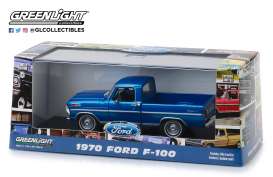 Ford  - F-series Truck 1979 dark blue poly - 1:43 - GreenLight - 86317 - gl86317 | Toms Modelautos