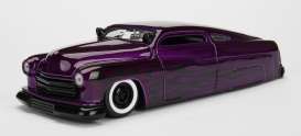 Mercury  - 1951 purple/ with black flames - 1:24 - Jada Toys - 99060p - jada99060p | Toms Modelautos