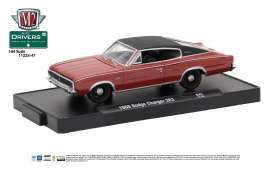 Dodge  - 1966 red metallic w/black vinyl top - 1:64 - M2 Machines - 11228-47A - M2-11228-47A | Toms Modelautos