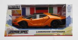 Lamborghini  - Centenario 2017 orange - 1:24 - Jada Toys - 99360o - jada99360o | Toms Modelautos