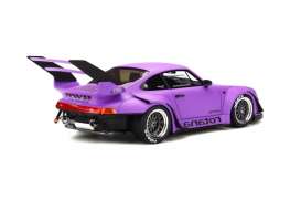 Porsche  - 993 RWB Rotana  matt purple - 1:18 - GT Spirit - 737 - GT737 | Toms Modelautos
