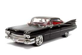 Cadillac  - DeVille hardtop 1959 black - 1:24 - Jada Toys - 99989bk - jada99989bk | Toms Modelautos