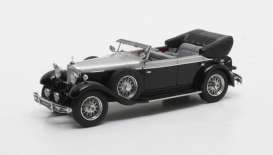 Mercedes Benz  - 1930 black/silver - 1:43 - Matrix - 41302-101 - MX41302-101 | Toms Modelautos