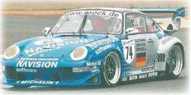 Porsche  - 1997 blue/silver - 1:43 - Spark - s5514 - spas5514 | Toms Modelautos