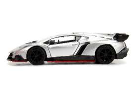 Lamborghini  - Veneno 2017 silver - 1:32 - Jada Toys - 30101s - jada30101s | Toms Modelautos